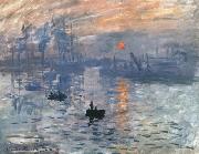 Claude Monet Impression,Sunire (Impression,soleil levant) (md21) oil on canvas